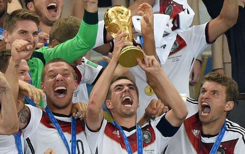 Philipp Lahm beim WM-Triumph 2014