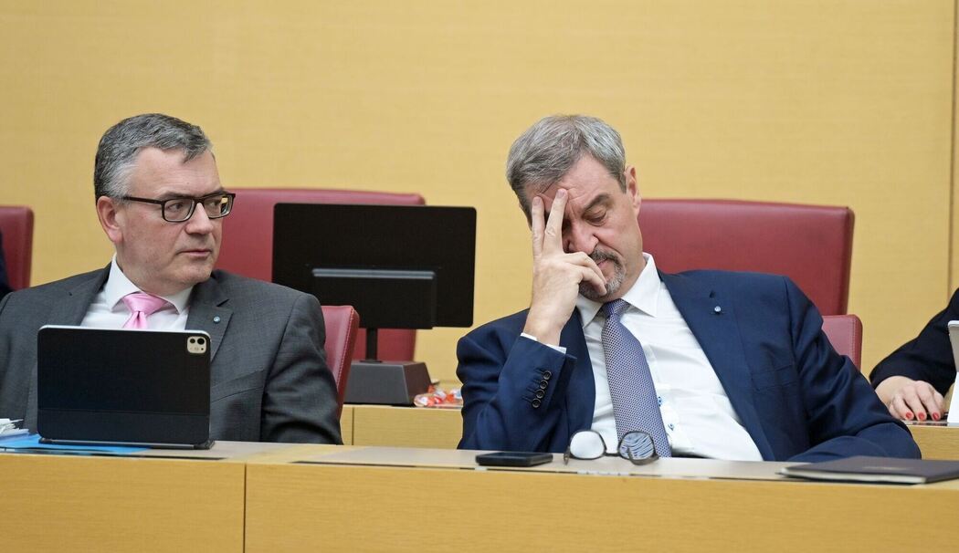 Sitzung des bayerischen Landtags mit Regierungserklärung Sitzung des bayerischen Landtags mit Regierungserklärung