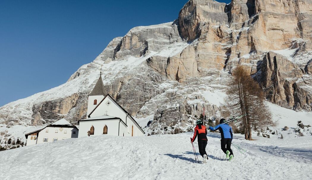 Skigebiet Heiligkreuz in Alta Badia