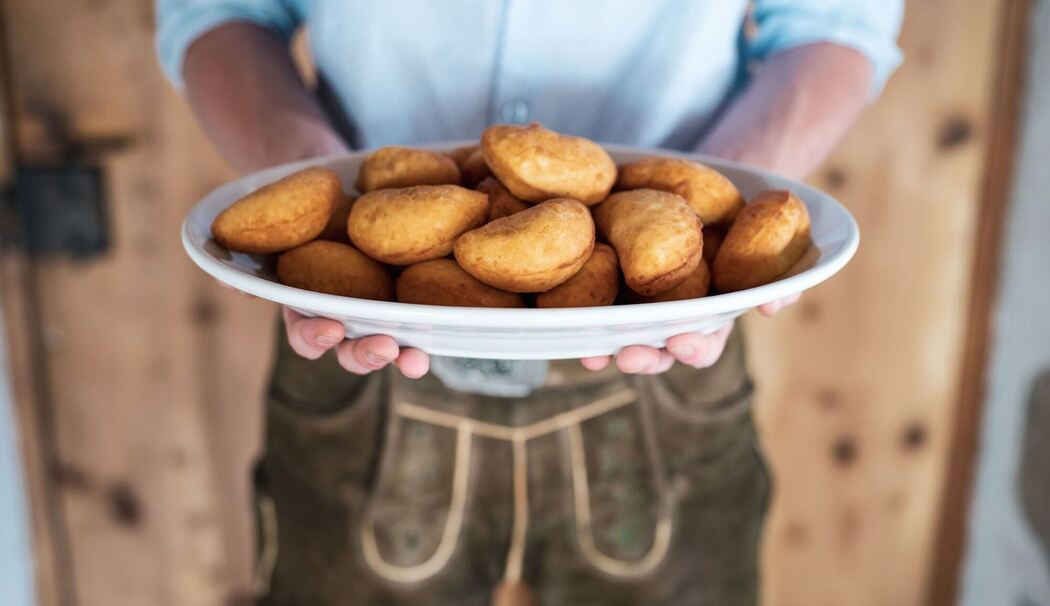 Frittierte Kartoffelkrapfen