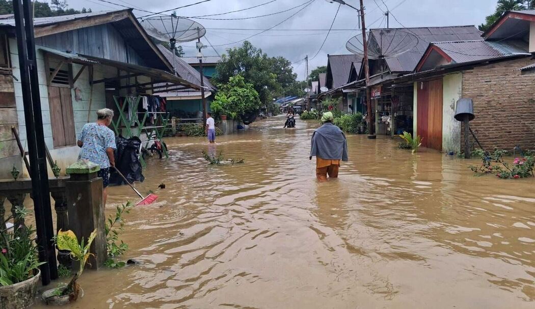 Hochwasser auf Sumatra Hochwasser auf Sumatra