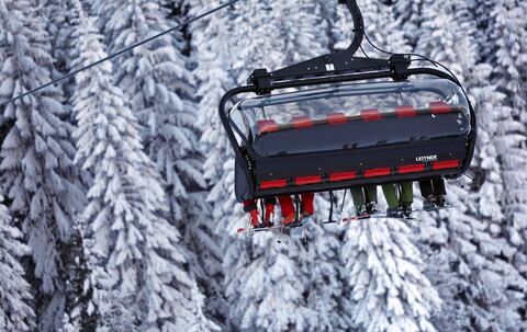 Winterwetter in den Alpen