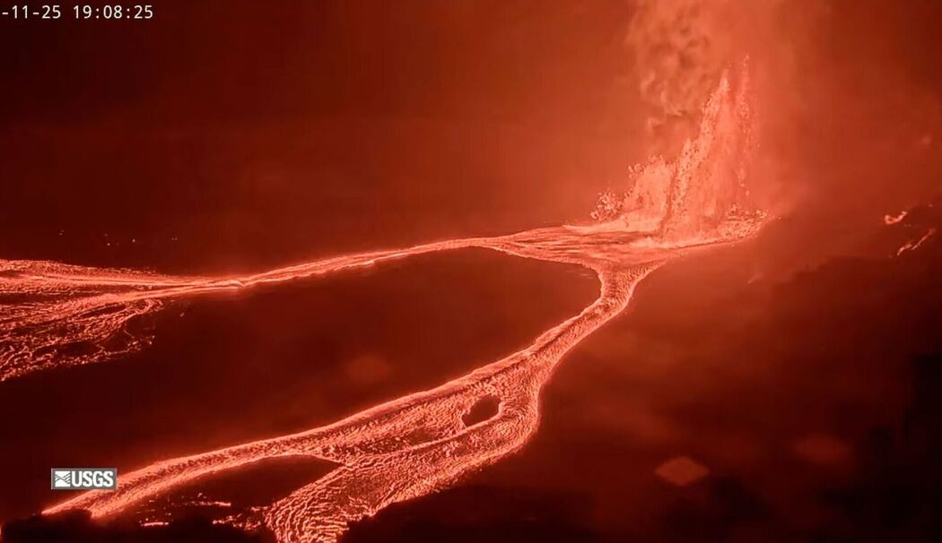 Lavastrom am Kilauea Lavastrom am Kilauea