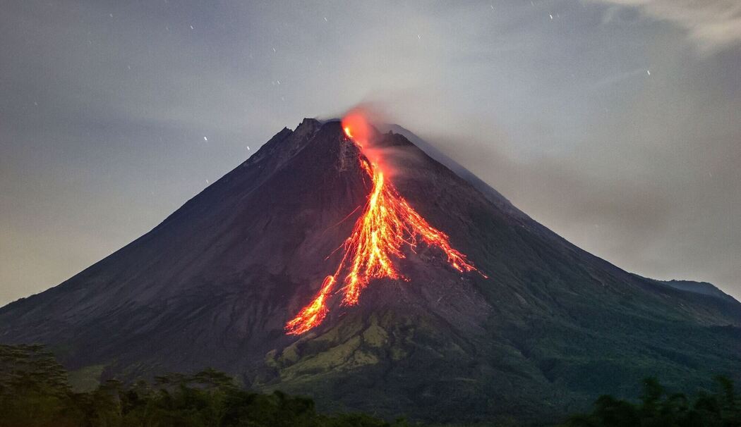 Ausbruch des Vulkans Merapi Ausbruch des Vulkans Merapi