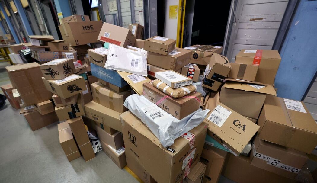 Hochbetrieb beim Post-Paketdienst