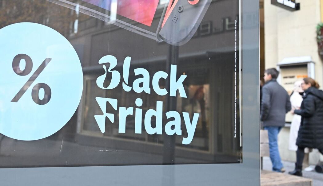 Werbung für Black Friday