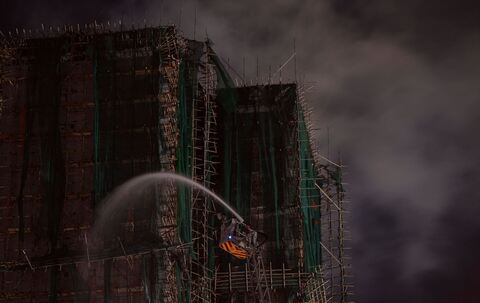 Nach Brand in Hongkong