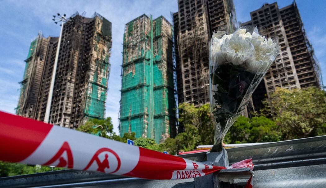 Nach Brand in Hongkong