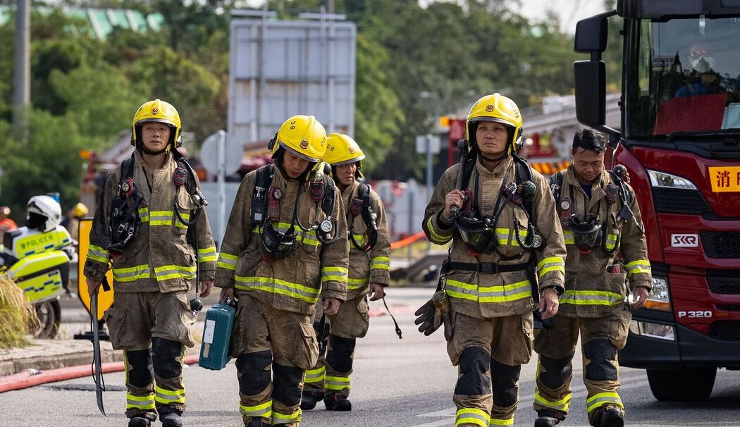 Nach Brand in Hongkong