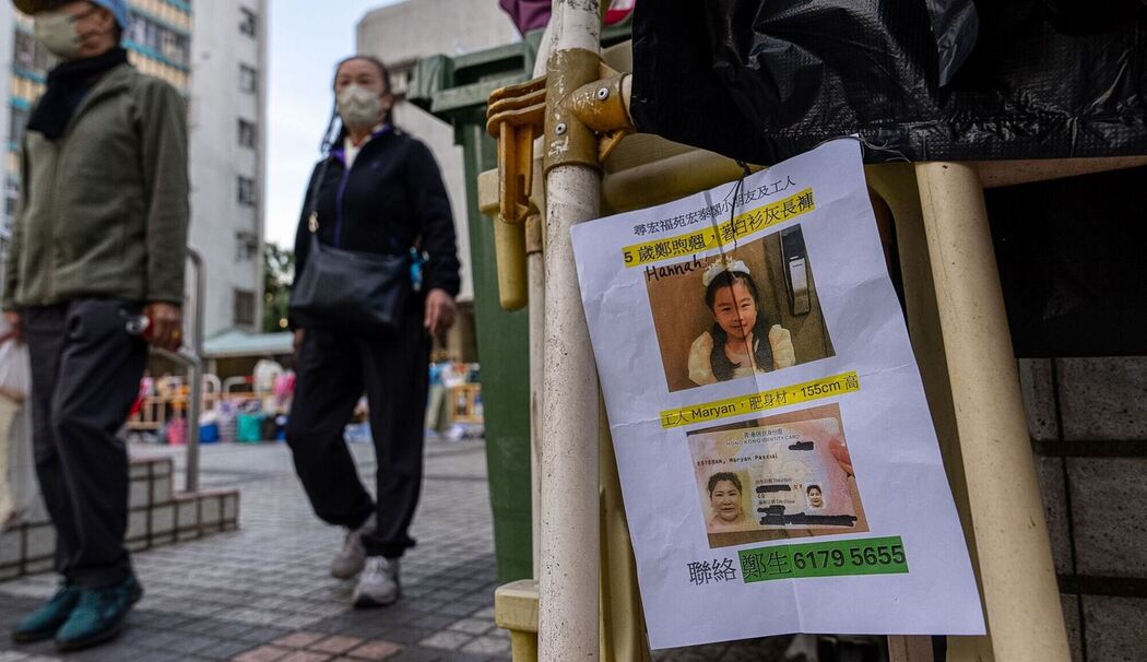 Nach Brand in Hongkong