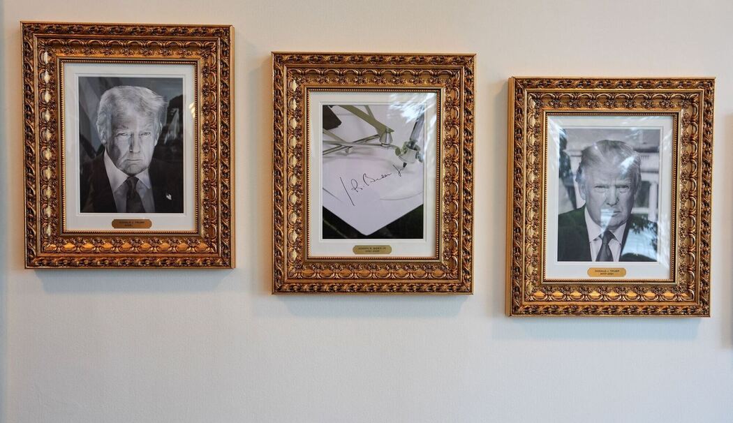 "The Presidential Walk of Fame" im White House "The Presidential Walk of Fame" im White House