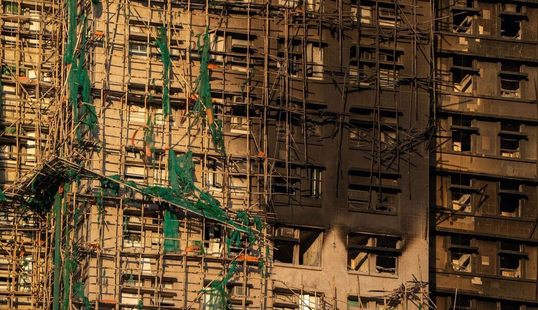 Nach Brand in Hongkong