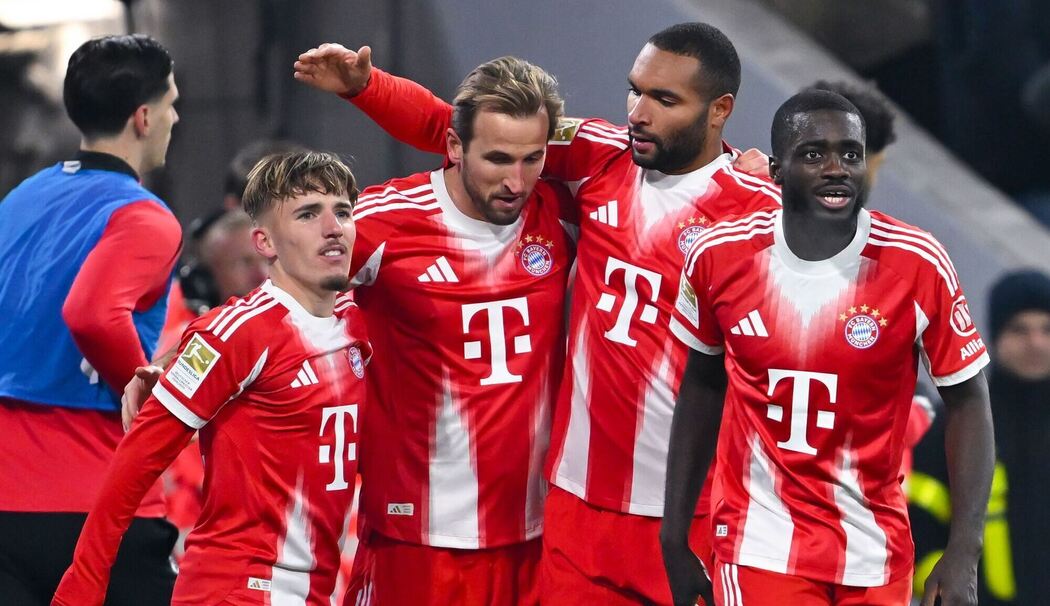 Dayot Upamecano und Harry Kane