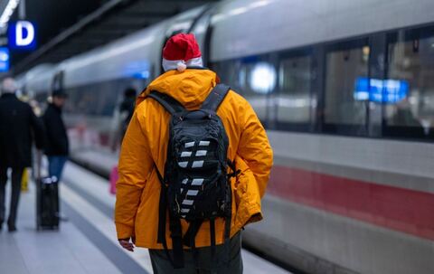 Reiseverkehr vor Weihnachten - Berlin