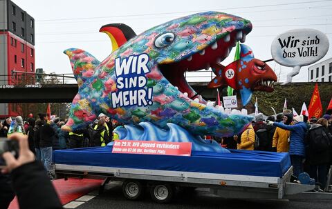 Neugründung AfD-Jugendorganisation - Proteste