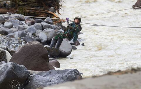 Überschwemmungen in Indonesien