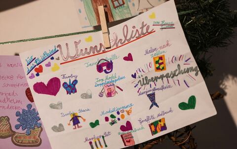 Wunschzettel fürs Christkind