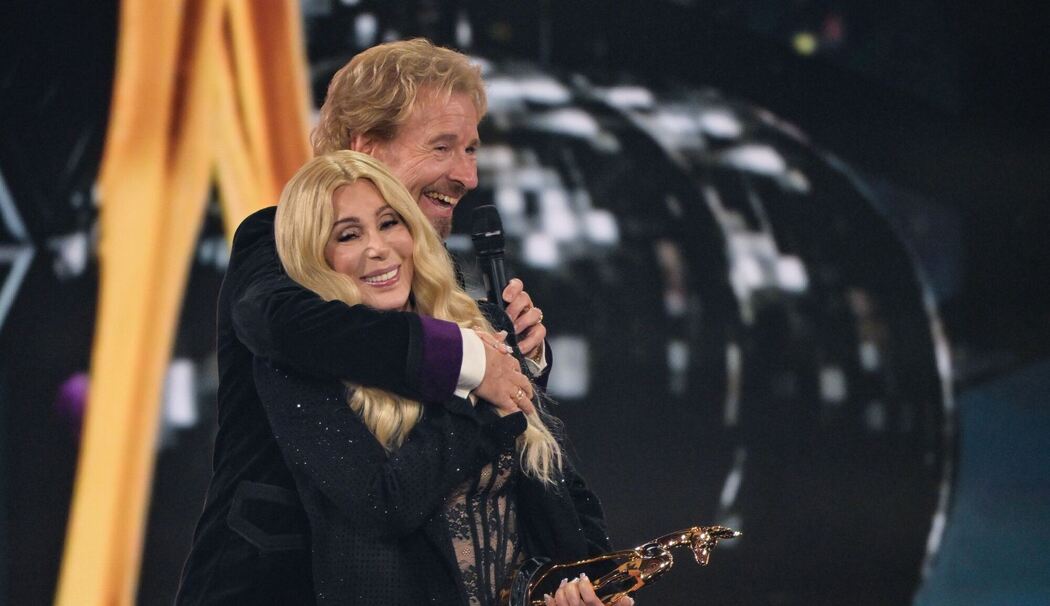 Cher und Thomas Gottschalk bei Bambi-Verleihung