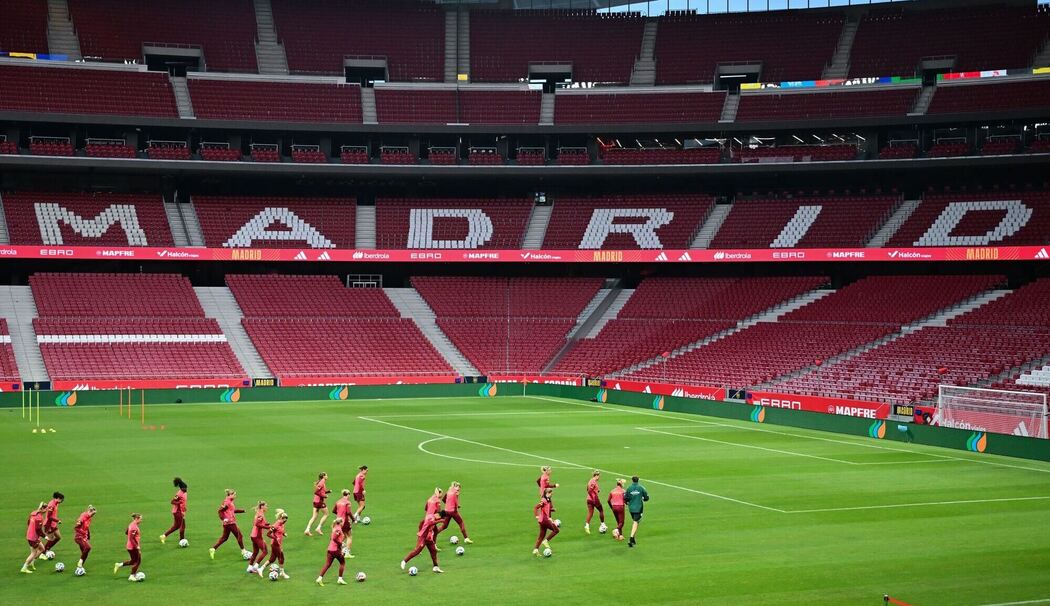 DFB-Team beim Abschlusstraining