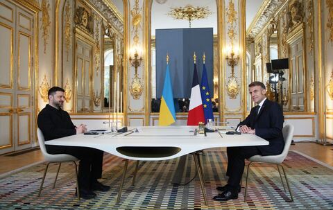 Präsident der Ukraine in Frankreich