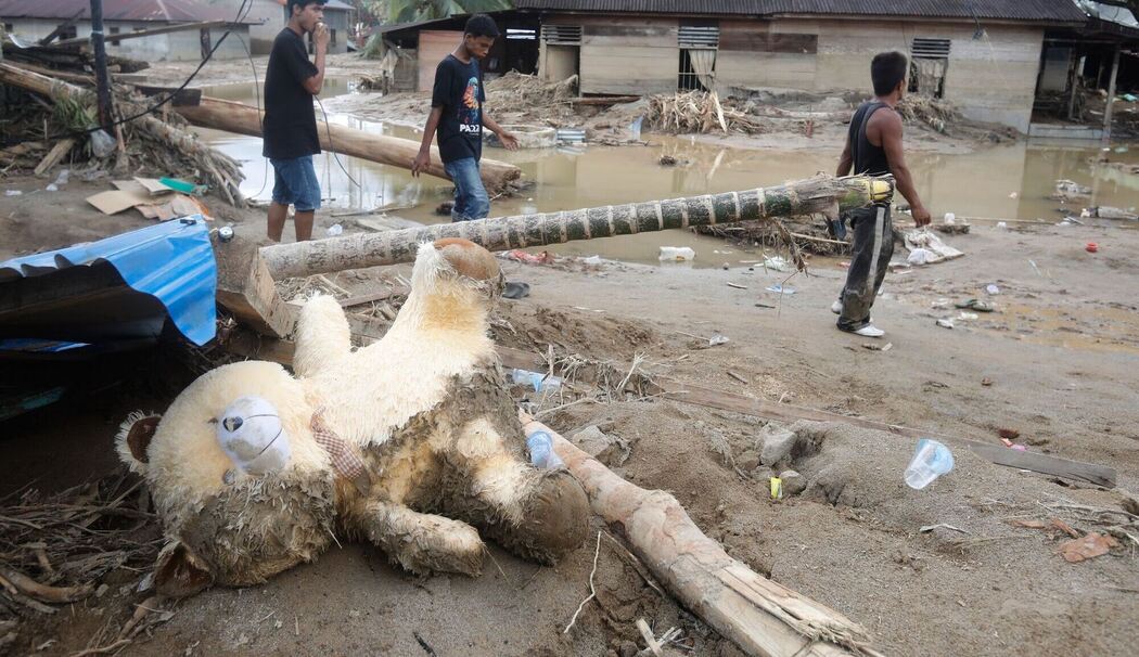 Sturzflut in Indonesien