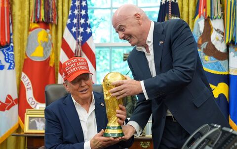 Donald Trump und Gianni Infantino