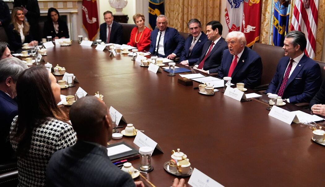 Kabinettssitzung im Weißen Haus