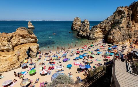 Strandleben an der Algarve